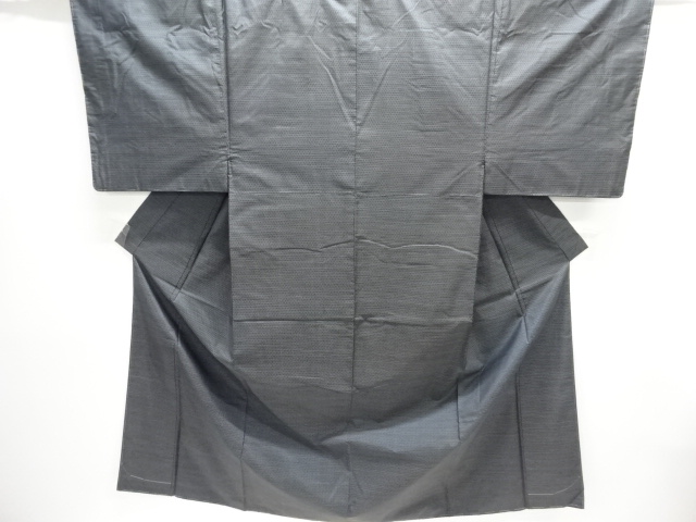 未使用品　仕立て上がり　本場泥大島紬男物着物アンサンブル(長身サイズ)